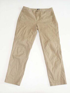 J. Crew Women's High Rise Girlfriend Chino Pants Size 6 Beige 27.5" Inseam